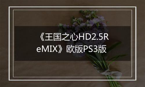 《王国之心HD2.5ReMIX》欧版PS3版