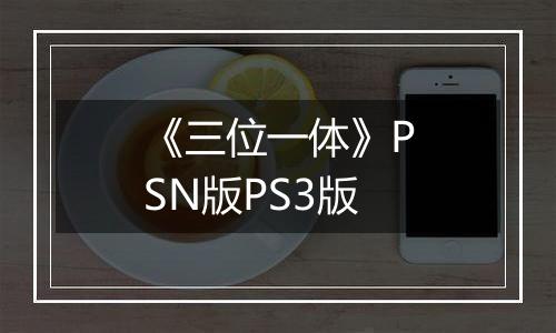 《三位一体》PSN版PS3版