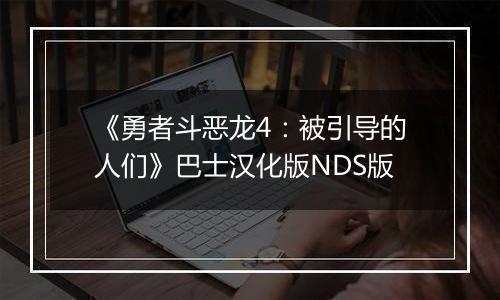 《勇者斗恶龙4：被引导的人们》巴士汉化版NDS版