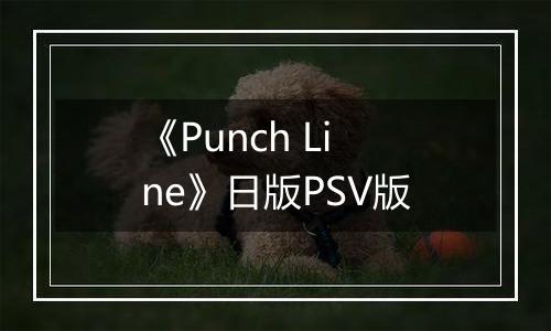 《Punch Line》日版PSV版