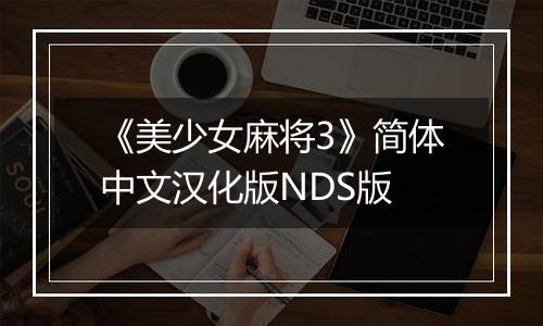 《美少女麻将3》简体中文汉化版NDS版