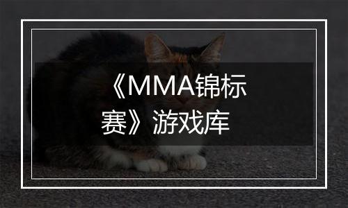 《MMA锦标赛》游戏库