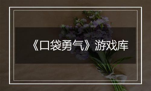 《口袋勇气》游戏库