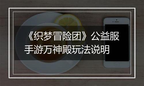 《织梦冒险团》公益服手游万神殿玩法说明