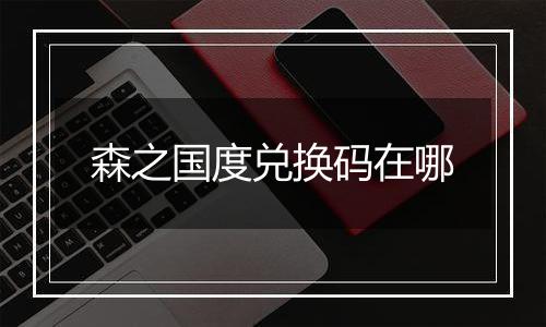 森之国度兑换码在哪