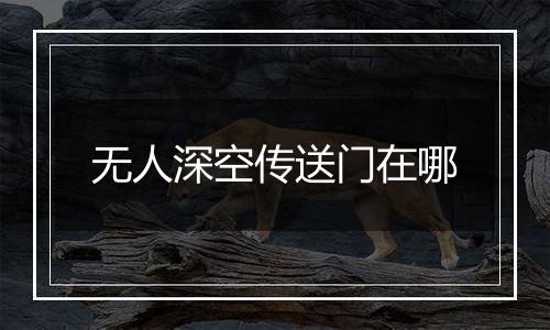 无人深空传送门在哪