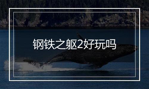 钢铁之躯2好玩吗