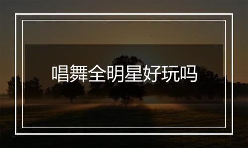 唱舞全明星好玩吗