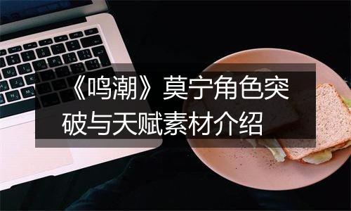 《鸣潮》莫宁角色突破与天赋素材介绍