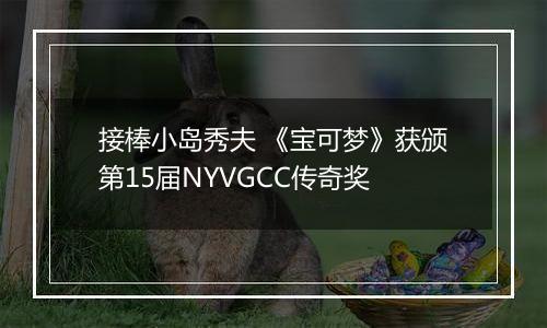 接棒小岛秀夫 《宝可梦》获颁第15届NYVGCC传奇奖