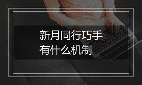 新月同行巧手有什么机制