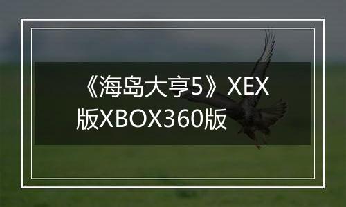 《海岛大亨5》XEX版XBOX360版