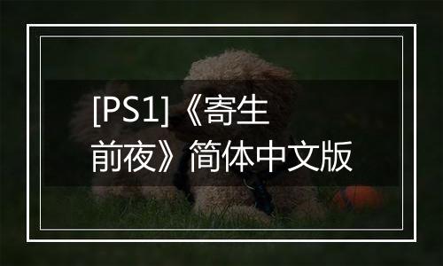 [PS1]《寄生前夜》简体中文版