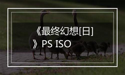 《最终幻想[日]》PS ISO