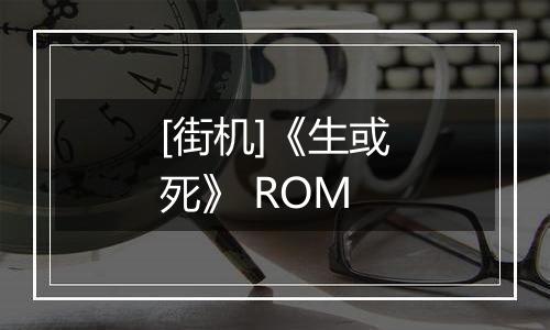 [街机]《生或死》 ROM