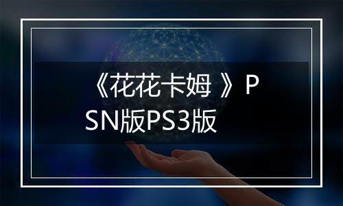 《花花卡姆 》PSN版PS3版